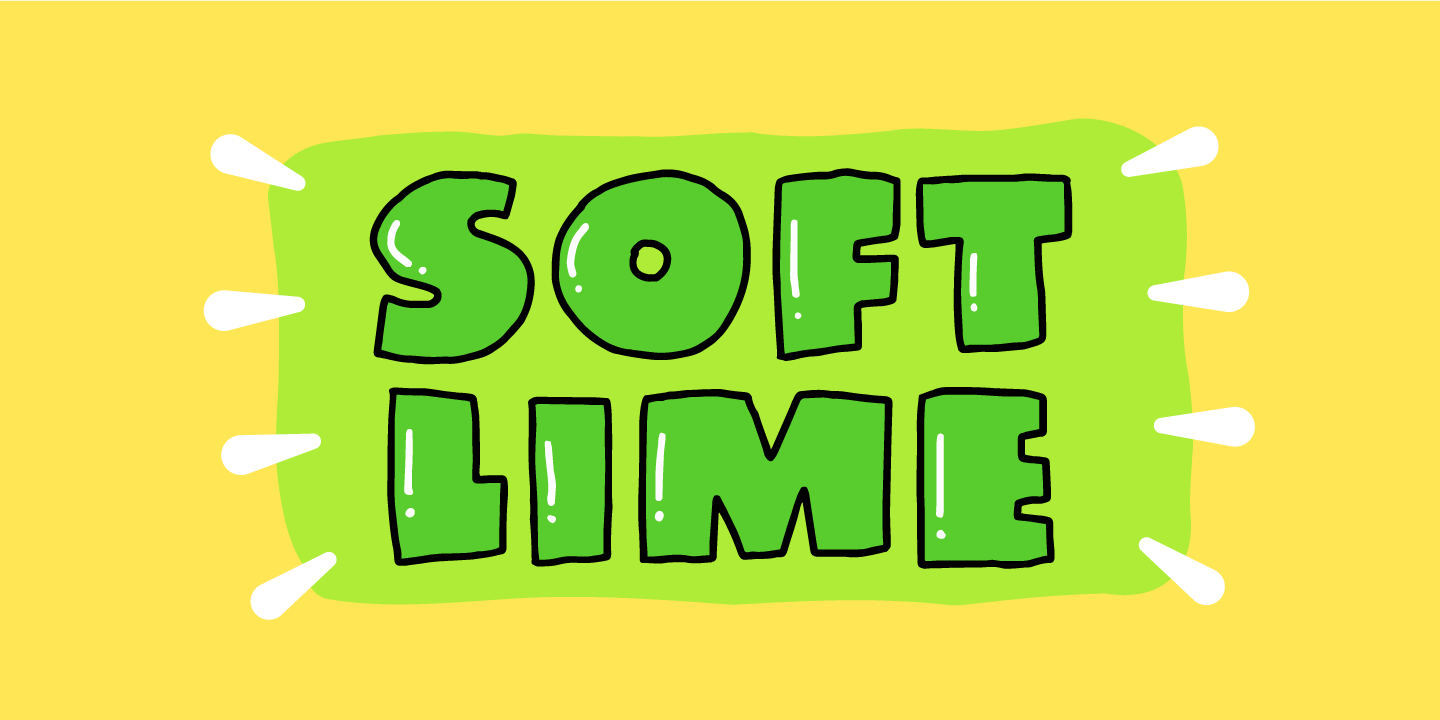 Ejemplo de fuente Soft Lime #1